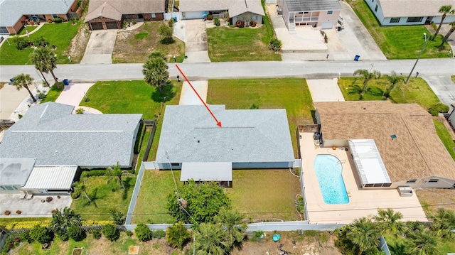 114 Ocean Aire Ter N, Ormond Beach, FL 32176 - aerial perspective of suburban area with a pool area