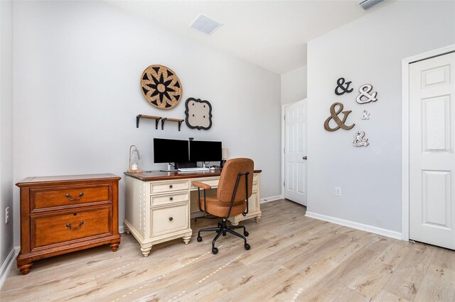 684 Stonebriar Dr SE, Palm Bay, FL 32909 - office space with light wood-style flooring and baseboards