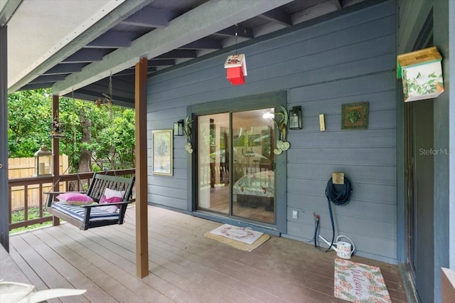 96 Hollow Branch Xing, Ormond Beach, FL 32174 - view of deck