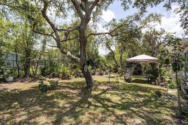 1284 Vanderbilt Dr, Ormond Beach, FL 32174 - view of yard with a gazebo