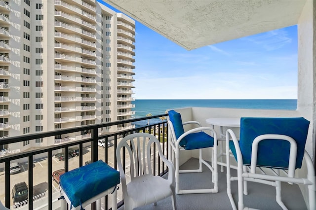 2987 S Atlantic Unit 606, Daytona Beach Shores, FL 32118 - balcony with a water view
