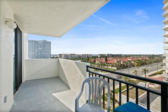 2987 S Atlantic Unit 606, Daytona Beach Shores, FL 32118 - balcony with a view of city