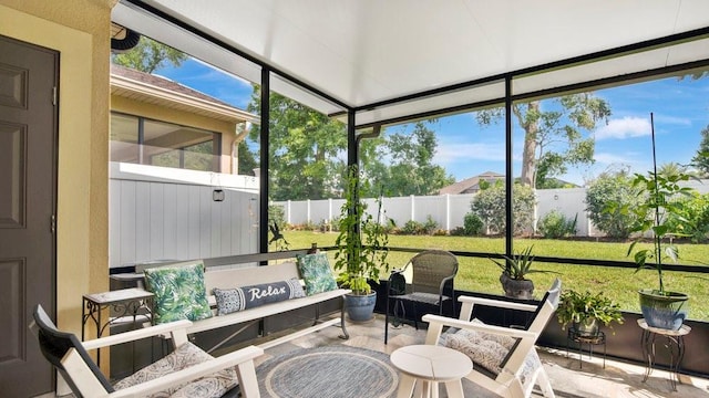 302 Tammie Sue Ln, Deland, FL 32724 - sunroom with an outdoor hangout area