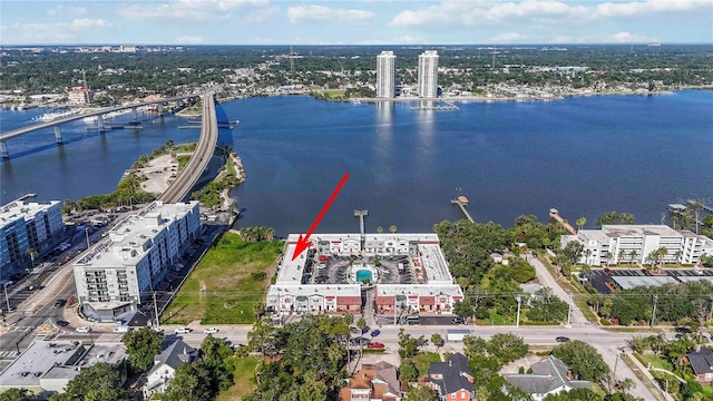625 N Halifax Ave Unit 11, Daytona Beach, FL 32118 - view of urban area with a notable bridge and a nearby body of water