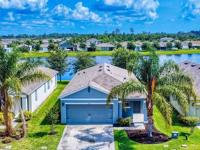 2919 Sime St, New Smyrna Beach, FL 32168 - aerial view of residential area with a nearby body of water