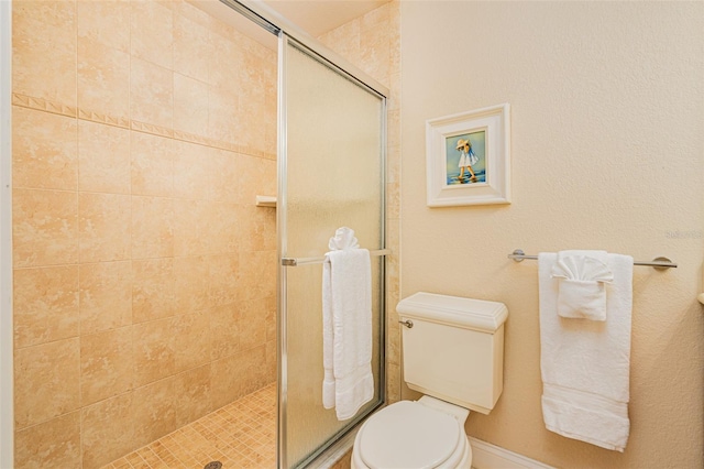 4427 S Atlantic Ave, Port Orange, FL 32127 - full bath featuring toilet and a stall shower