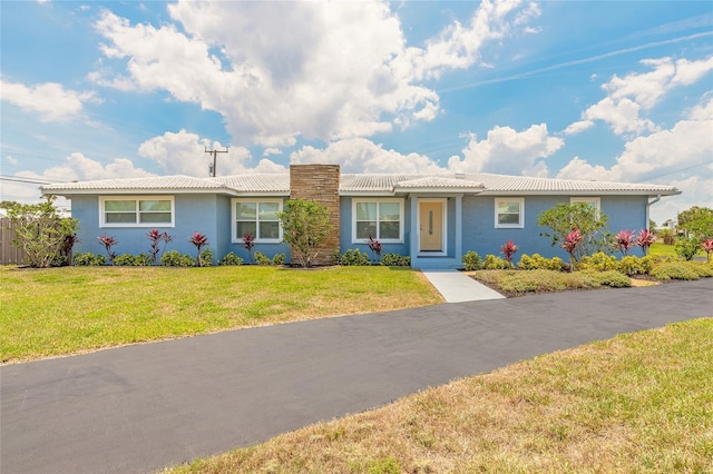 1032 Bel Aire Dr, Daytona Beach, FL 32118 - single story home featuring stucco siding and a front yard