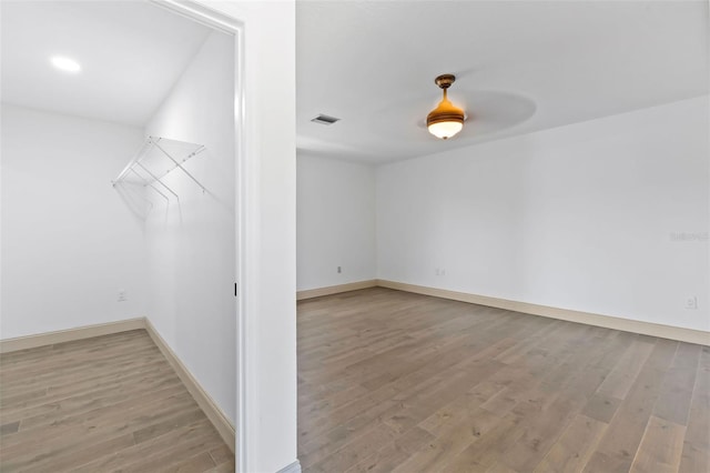 604 Springdale Dr, Flagler Beach, FL 32136 - empty room featuring light wood finished floors and baseboards