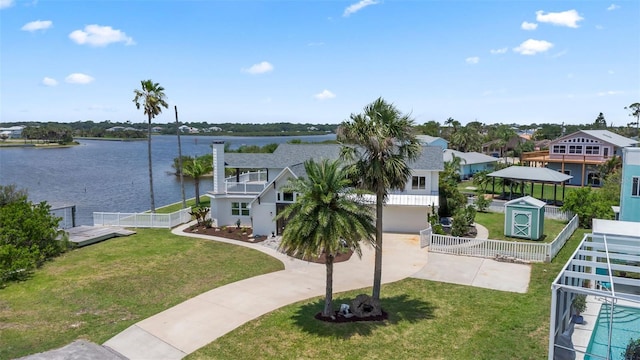604 Springdale Dr, Flagler Beach, FL 32136 - water view featuring nearby suburban area