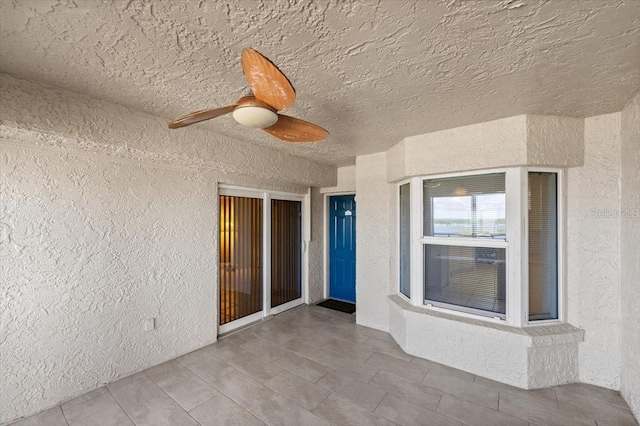 3425 S Atlantic Ave Unit 1602, Daytona Beach, FL 32118 - view of patio / terrace featuring ceiling fan