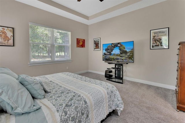171 Birchmont Dr, Deland, FL 32724 - carpeted bedroom with baseboards and a ceiling fan