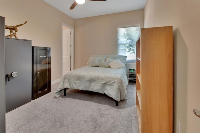 171 Birchmont Dr, Deland, FL 32724 - carpeted bedroom featuring a ceiling fan