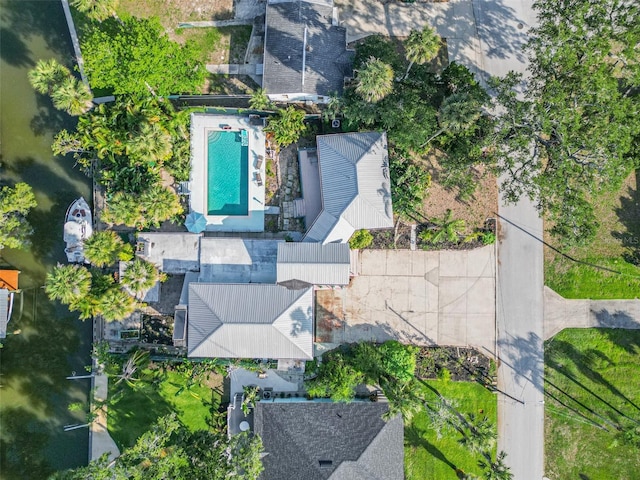 61 E Bayshore Dr, Port Orange, FL 32127 - aerial view of a pool