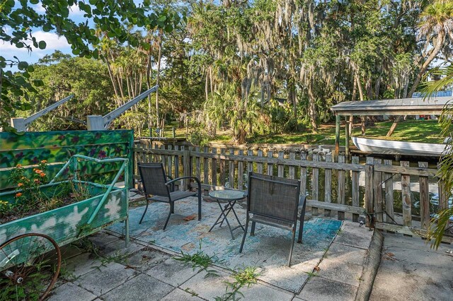 61 E Bayshore Dr, Port Orange, FL 32127 - view of patio