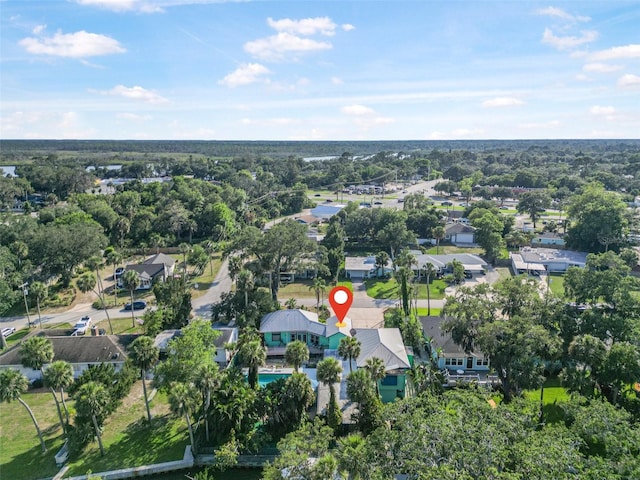 61 E Bayshore Dr, Port Orange, FL 32127 - aerial view of property and surrounding area featuring nearby suburban area