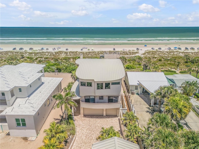 1209 N Atlantic Ave, New Smyrna Beach, FL 32169 - aerial view of waterfront with a beach