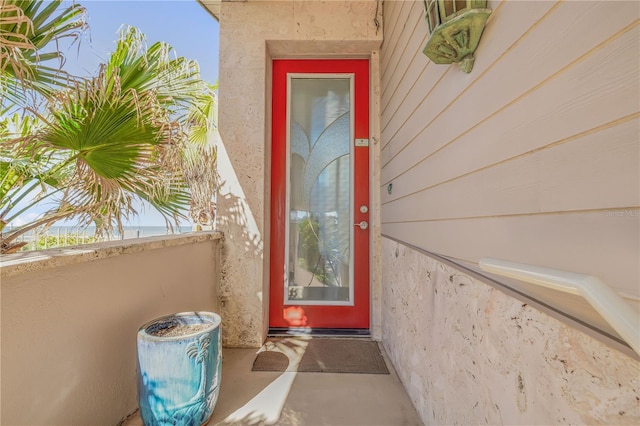 1209 N Atlantic Ave, New Smyrna Beach, FL 32169 - entrance to property with stucco siding