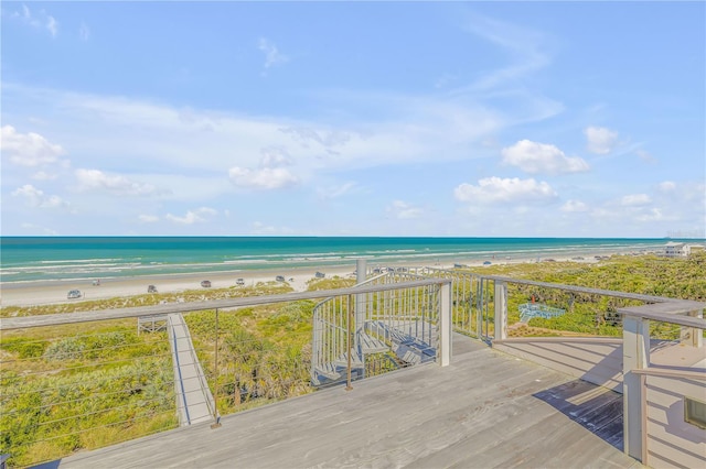 1209 N Atlantic Ave, New Smyrna Beach, FL 32169 - water view featuring nearby beach