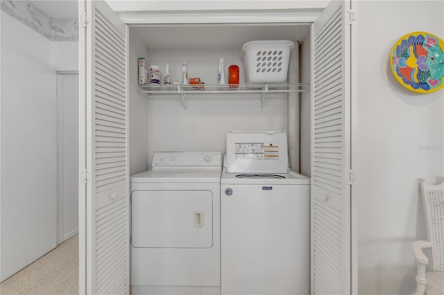1209 N Atlantic Ave, New Smyrna Beach, FL 32169 - laundry area featuring washer and dryer