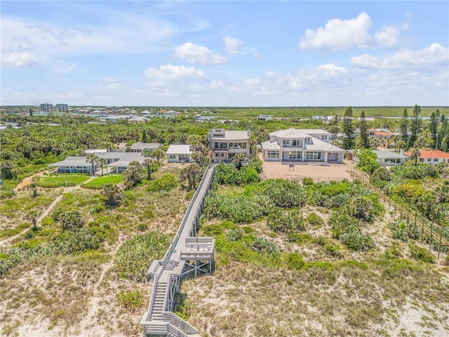 1209 N Atlantic Ave, New Smyrna Beach, FL 32169 - drone / aerial view of a tree filled landscape