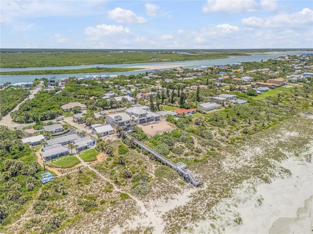 1209 N Atlantic Ave, New Smyrna Beach, FL 32169 - aerial view of residential area with a large body of water