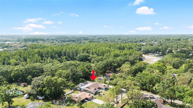 4301 Hudson Ln, Tampa, FL 33618 - aerial view of property's location featuring a forest