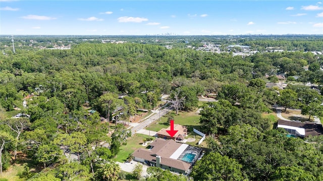4301 Hudson Ln, Tampa, FL 33618 - view of property location featuring a heavily wooded area