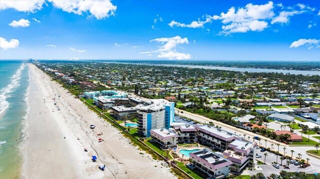 915 Ocean Shore Blvd Unit 8010, Ormond Beach, FL 32176 - aerial view of waterfront with a beach