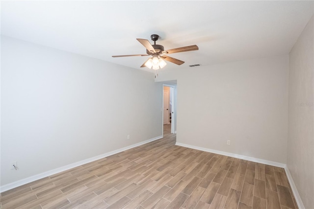 15 Misners Trl, Ormond Beach, FL 32174 - unfurnished room featuring light wood-style flooring and ceiling fan
