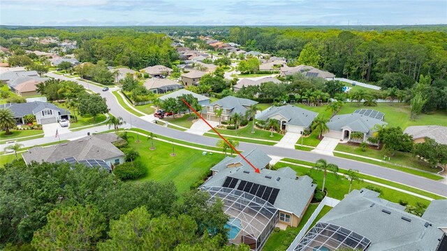 1910 Creekwater Blvd, Port Orange, FL 32128 - aerial view of residential area with a heavily wooded area