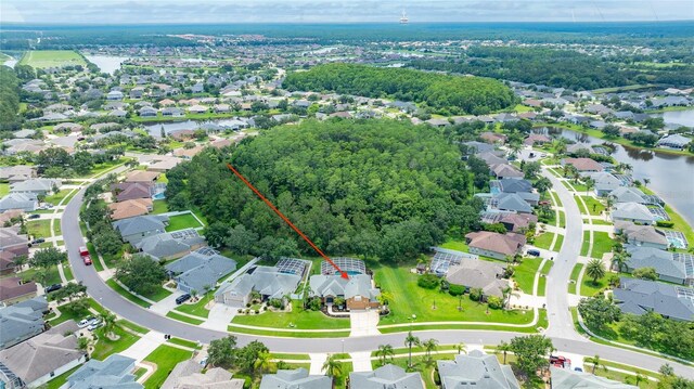 1910 Creekwater Blvd, Port Orange, FL 32128 - aerial view of property's location featuring nearby suburban area and a large body of water
