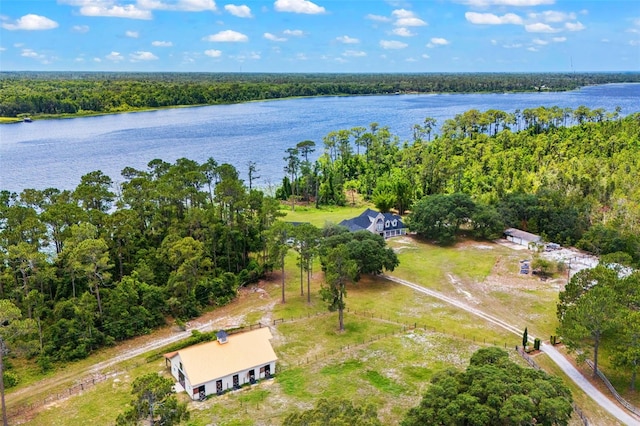 5366 N Lake Farms Rd, De Leon Springs, FL 32130 - aerial view of property's location featuring a nearby body of water