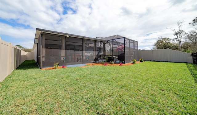 1671 Pecorino Ct, Titusville, FL 32780 - back of property featuring a sunroom and a lanai