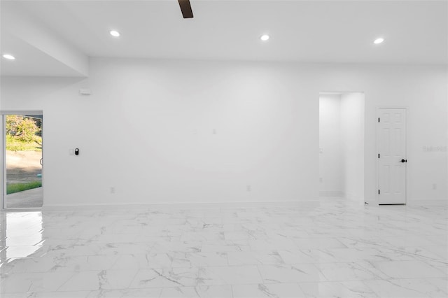 1163 W Hancock Dr, Deltona, FL 32725 - unfurnished room featuring recessed lighting and a ceiling fan