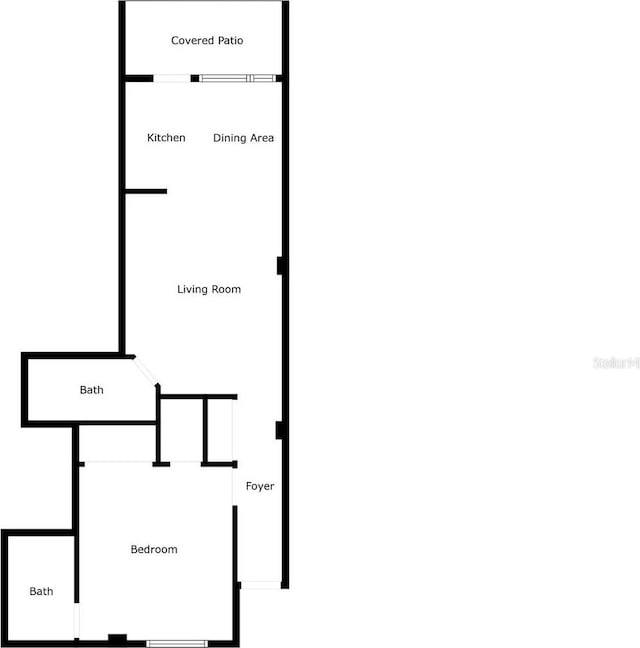 935 S Atlantic Ave Unit 105, Daytona Beach, FL 32118 - room layout