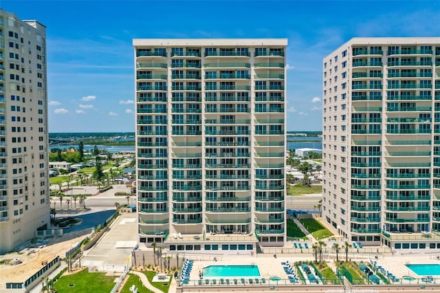 3315 S Atlantic Ave Unit 1406, Daytona Beach Shores, FL 32118 - view of apartment building / complex featuring a city view