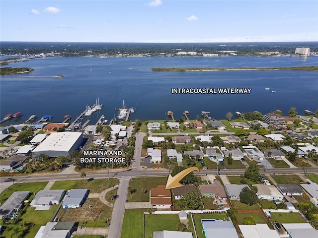 3267 S Peninsula Dr, Daytona Beach, FL 32118 - view of property location featuring a large body of water and nearby suburban area
