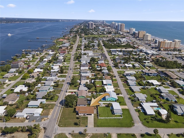 3267 S Peninsula Dr, Daytona Beach, FL 32118 - aerial overview of property's location with a nearby body of water and nearby urban area
