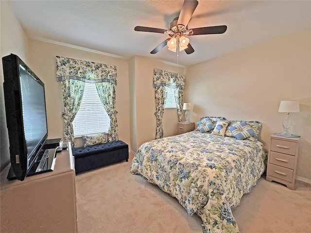 110 No Name Key Dr, Deland, FL 32720 - bedroom with carpet flooring and a ceiling fan