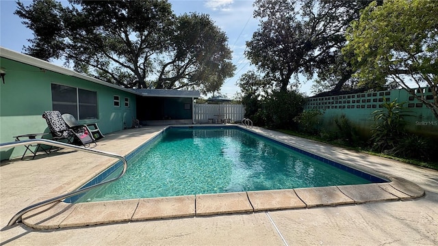 1301 Killian St, Daytona Beach, FL 32114 - view of pool featuring a fenced backyard and a patio area