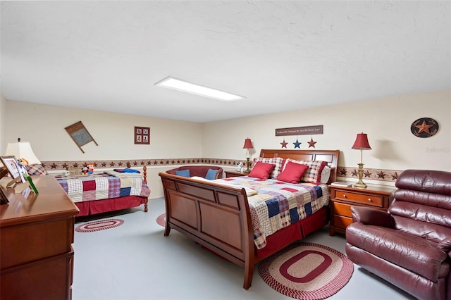 1056 Reynolds Rd, De Leon Springs, FL 32130 - bedroom with finished concrete flooring