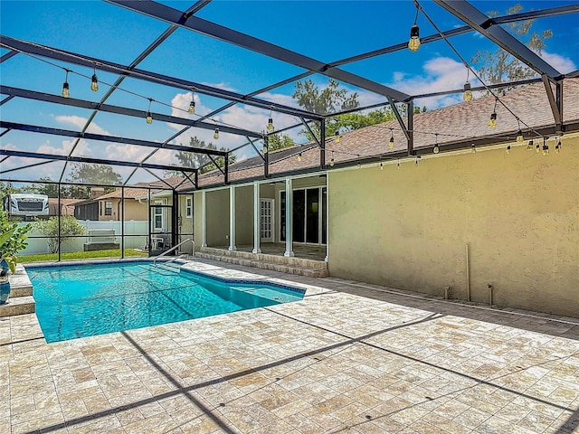 1520 Stone Trl, Enterprise, FL 32725 - swimming pool with a patio area and a lanai