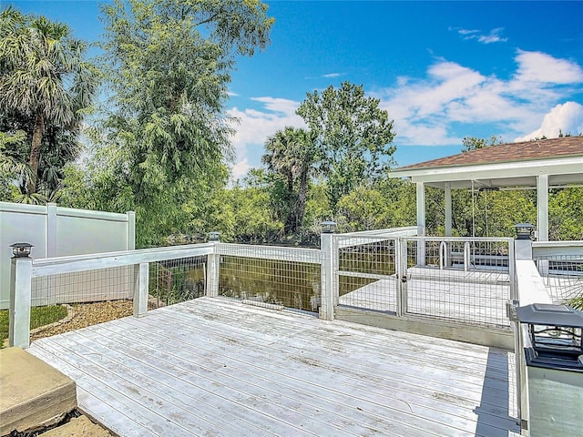 1520 Stone Trl, Enterprise, FL 32725 - view of wooden terrace