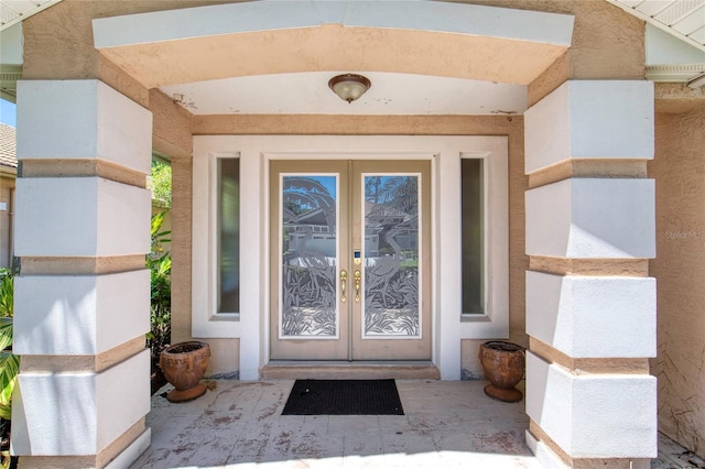 438 Harbour Town Ln, Ormond Beach, FL 32174 - view of exterior entry with french doors