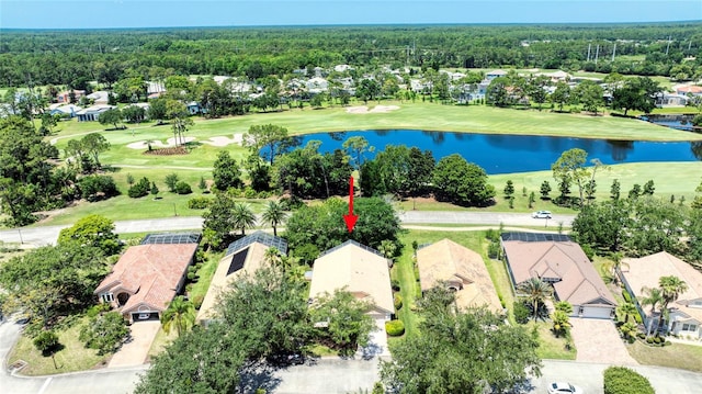 438 Harbour Town Ln, Ormond Beach, FL 32174 - aerial perspective of suburban area with a local golf course and a nearby body of water