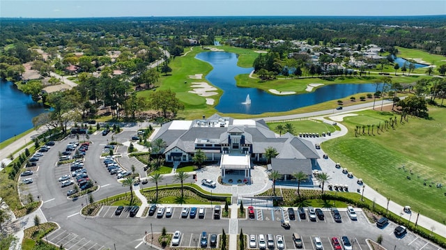438 Harbour Town Ln, Ormond Beach, FL 32174 - drone / aerial view of a local golf course and a nearby body of water