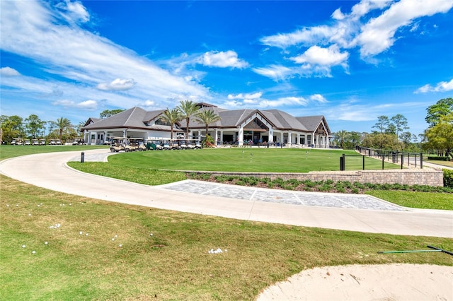 438 Harbour Town Ln, Ormond Beach, FL 32174 - view of home's community with a yard