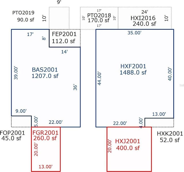 12 Emmons Ln Unit A & B, Palm Coast, FL 32164 - room layout