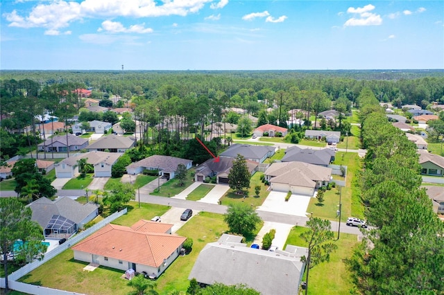 12 Emmons Ln Unit A & B, Palm Coast, FL 32164 - aerial perspective of suburban area featuring a forest