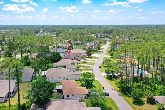 12 Emmons Ln Unit A & B, Palm Coast, FL 32164 - aerial view of residential area with a forest